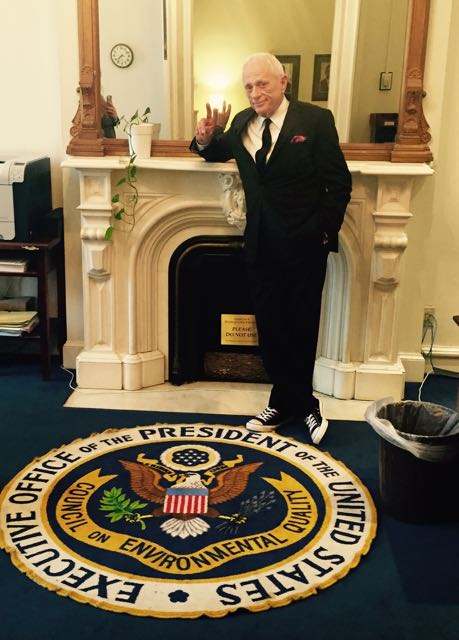 Ric O’Barry at The White House, Washington D.C.