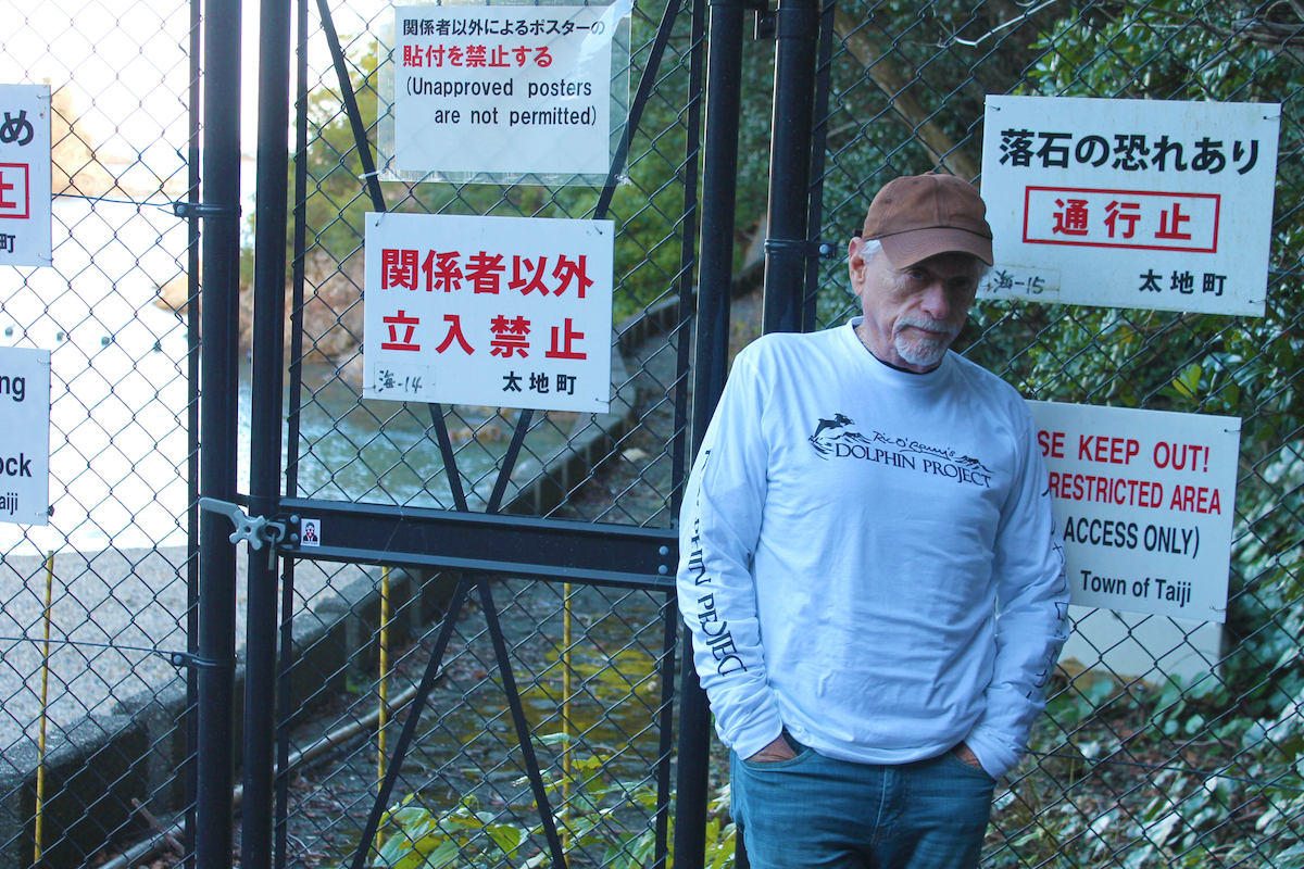 Ric O’Barry in Taiji, Japan