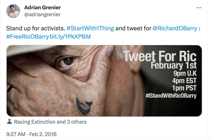 #IStandWithRicOBarry Tweet 1